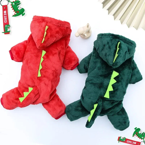 Dino Cozy Pet Jumpsuit