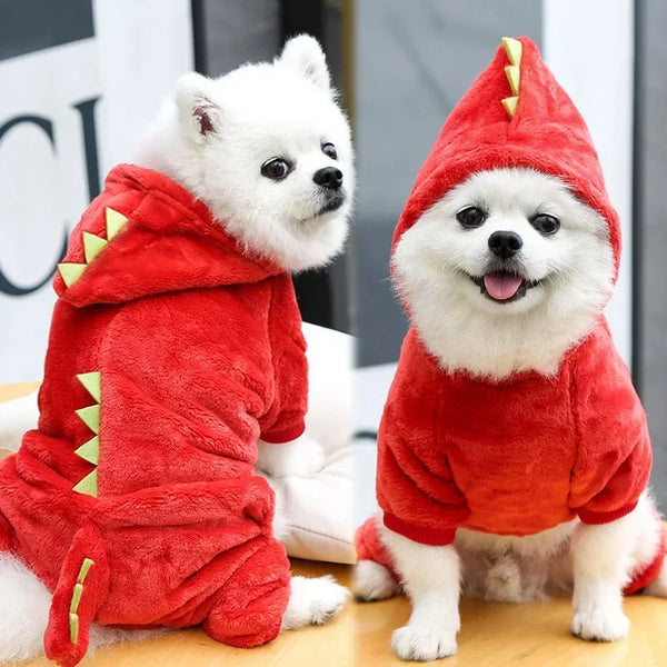 Dino Cozy Pet Jumpsuit