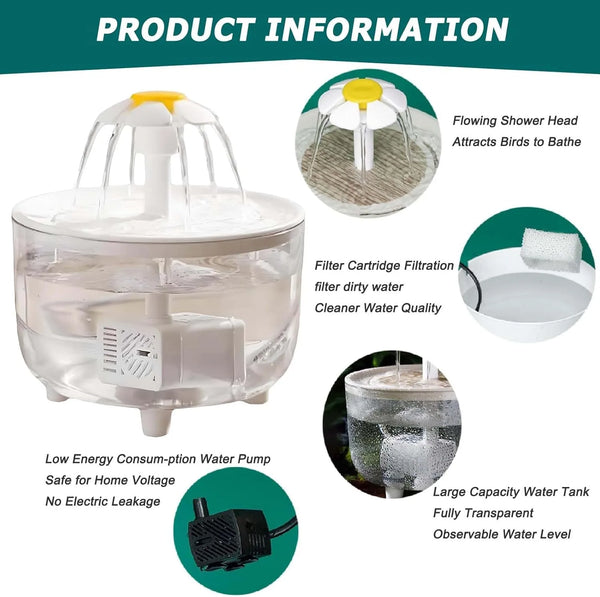 QuietFlow Pro Pet Water Fountain