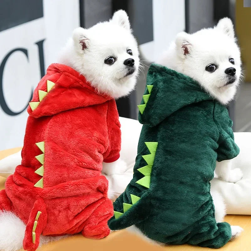 Dino Cozy Pet Jumpsuit